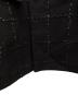中古・古着 COMME des GARCONS HOMME PLUS (コムデギャルソンオムプリュス) ラメチェック ペプラムブレザー ブラック サイズ:S：130000円