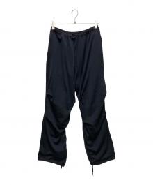 COMOLI（コモリ）の古着「24AW ウールニット ニータックパンツ」｜ネイビー