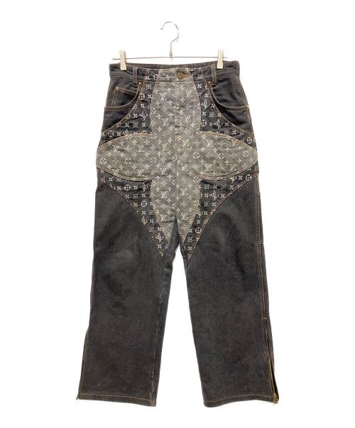 LOUIS VUITTON（ルイ ヴィトン）LOUIS VUITTON (ルイ ヴィトン) 「23AW モノグラム フラワー デニムパンツ グレー サイズ:29の古着・服飾アイテム