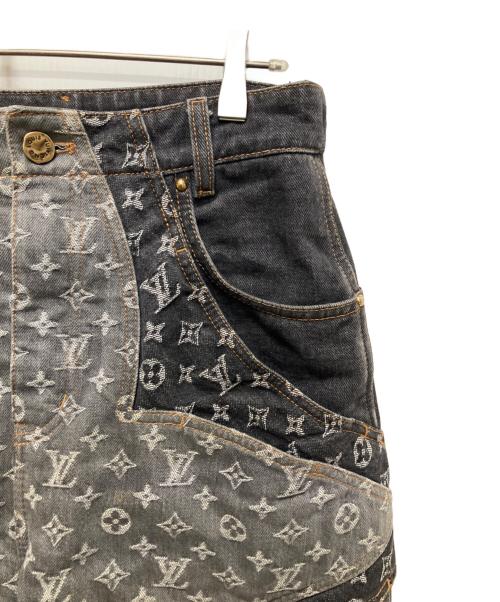 LOUIS VUITTON（ルイ ヴィトン）LOUIS VUITTON (ルイ ヴィトン) 「23AW モノグラム フラワー デニムパンツ グレー サイズ:29の古着・服飾アイテム