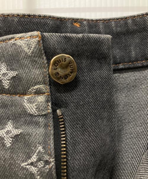 LOUIS VUITTON（ルイ ヴィトン）LOUIS VUITTON (ルイ ヴィトン) 「23AW モノグラム フラワー デニムパンツ グレー サイズ:29の古着・服飾アイテム