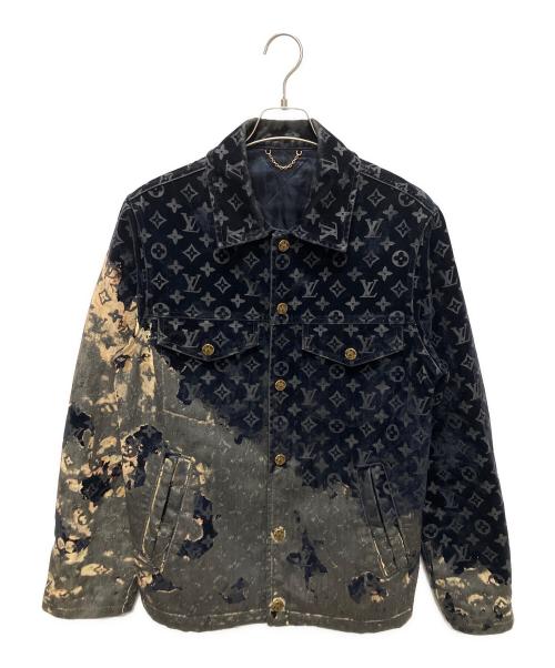 LOUIS VUITTON（ルイ ヴィトン）LOUIS VUITTON (ルイ ヴィトン) 24SS モノグラムブリーチベロアジャケット ネイビー サイズ:44の古着・服飾アイテム