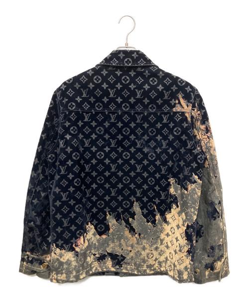 LOUIS VUITTON（ルイ ヴィトン）LOUIS VUITTON (ルイ ヴィトン) 24SS モノグラムブリーチベロアジャケット ネイビー サイズ:44の古着・服飾アイテム