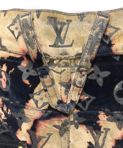 LOUIS VUITTON（ルイ ヴィトン）LOUIS VUITTON (ルイ ヴィトン) 24SS モノグラムブリーチ ジップフライ ベロアパンツ ネイビー サイズ:29の古着・服飾アイテム