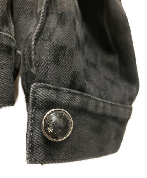 LOUIS VUITTON（ルイ ヴィトン）LOUIS VUITTON (ルイ ヴィトン) 25SS フロックドダミエ デニムトラッカージャケット ブラック サイズ:48の古着・服飾アイテム