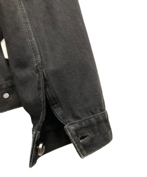 LOUIS VUITTON（ルイ ヴィトン）LOUIS VUITTON (ルイ ヴィトン) 25SS フロックドダミエ デニムトラッカージャケット ブラック サイズ:48の古着・服飾アイテム