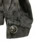中古・古着 LOUIS VUITTON (ルイ ヴィトン) 25SS フロックドダミエ デニムトラッカージャケット ブラック サイズ:48：220000円
