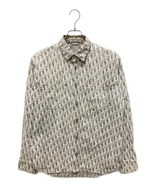Dior（ディオール）Dior (ディオール) オブリーク 長袖デニムシャツ グレー サイズ:37の古着・服飾アイテム