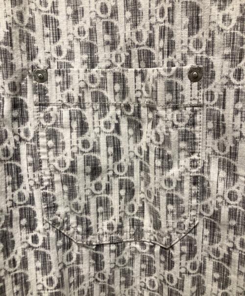 Dior（ディオール）Dior (ディオール) オブリーク 長袖デニムシャツ グレー サイズ:37の古着・服飾アイテム