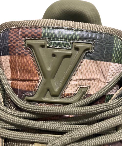 LOUIS VUITTON（ルイ ヴィトン）LOUIS VUITTON (ルイ ヴィトン) LVトレイナー マキシ ダモフラージュ オリーブ サイズ:5 1/2の古着・服飾アイテム