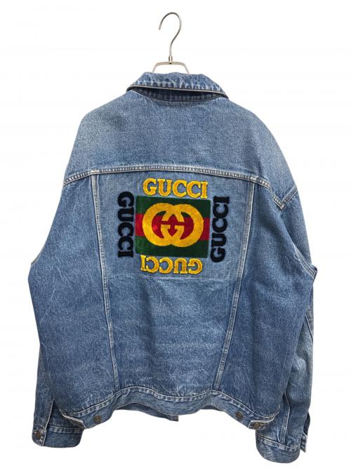 GUCCI（グッチ）GUCCI (グッチ) デニムジャケット インディゴ サイズ:52の古着・服飾アイテム