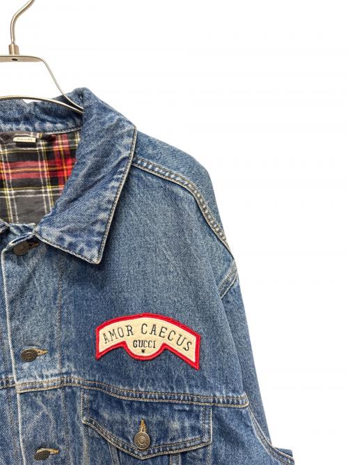 GUCCI（グッチ）GUCCI (グッチ) デニムジャケット インディゴ サイズ:52の古着・服飾アイテム