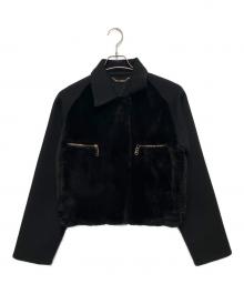 FENDI（フェンディ）の古着「ミンクファージャケット」｜ブラック
