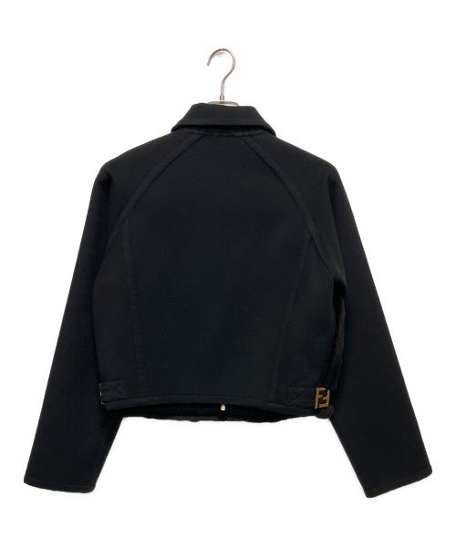 FENDI（フェンディ）FENDI (フェンディ) ミンクファージャケット ブラック サイズ:36の古着・服飾アイテム