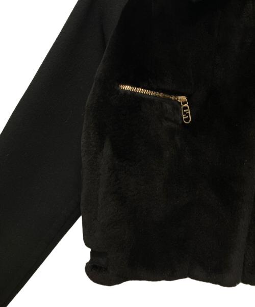 FENDI（フェンディ）FENDI (フェンディ) ミンクファージャケット ブラック サイズ:36の古着・服飾アイテム