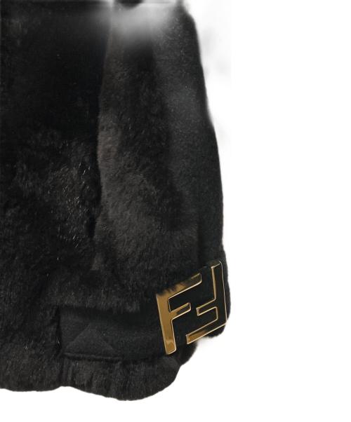 FENDI（フェンディ）FENDI (フェンディ) ミンクファージャケット ブラック サイズ:36の古着・服飾アイテム