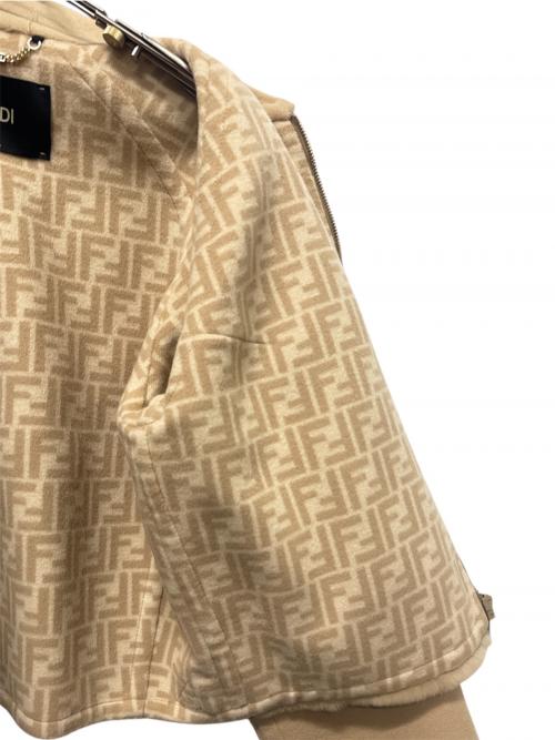 FENDI（フェンディ）FENDI (フェンディ) ミンクファージャケット ベージュ サイズ:36の古着・服飾アイテム