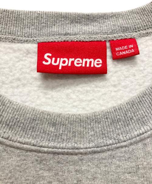 SUPREME（シュプリーム）SUPREME (シュプリーム) THRASHER (スラッシャー) クルーネック スウェットシャツ ライトグレー サイズ:Sの古着・服飾アイテム