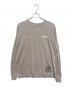 Yohji Yamamoto pour homme（ヨウジヤマモト プールオム）の古着「ロゴプリント ロングスリーブ Tシャツ」｜グレー