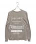 Yohji Yamamoto pour homme (ヨウジヤマモト プールオム) NEIGHBORHOOD (ネイバーフッド) ロゴプリント ロングスリーブ Tシャツ グレー サイズ:L：20000円