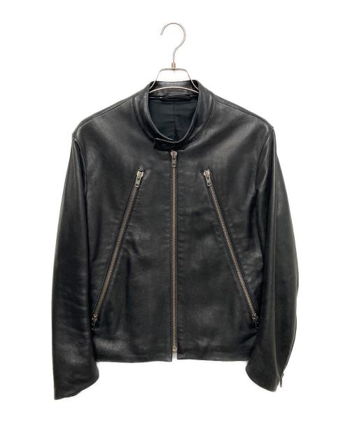 Maison Margiela（メゾンマルジェラ）Maison Margiela (メゾンマルジェラ) 八の字ライダースジャケット ブラック サイズ:46の古着・服飾アイテム