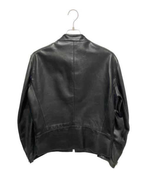 Maison Margiela（メゾンマルジェラ）Maison Margiela (メゾンマルジェラ) 八の字ライダースジャケット ブラック サイズ:46の古着・服飾アイテム