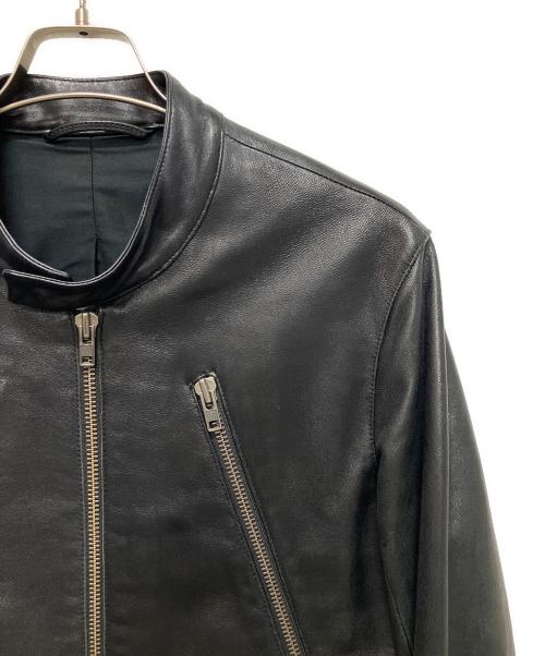 Maison Margiela（メゾンマルジェラ）Maison Margiela (メゾンマルジェラ) 八の字ライダースジャケット ブラック サイズ:46の古着・服飾アイテム