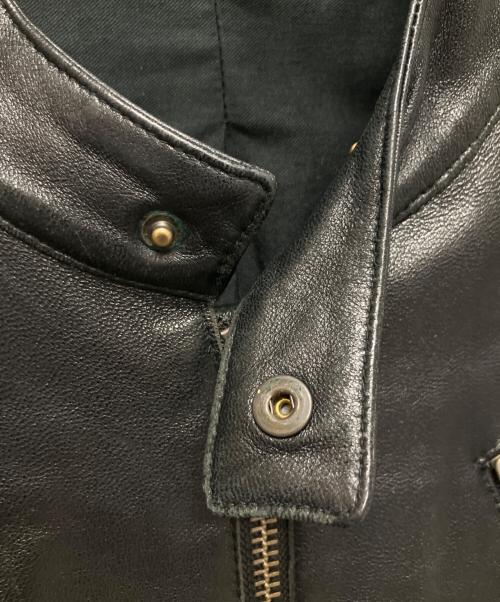 Maison Margiela（メゾンマルジェラ）Maison Margiela (メゾンマルジェラ) 八の字ライダースジャケット ブラック サイズ:46の古着・服飾アイテム