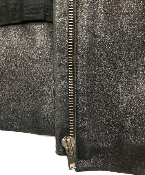 Maison Margiela（メゾンマルジェラ）Maison Margiela (メゾンマルジェラ) 八の字ライダースジャケット ブラック サイズ:46の古着・服飾アイテム
