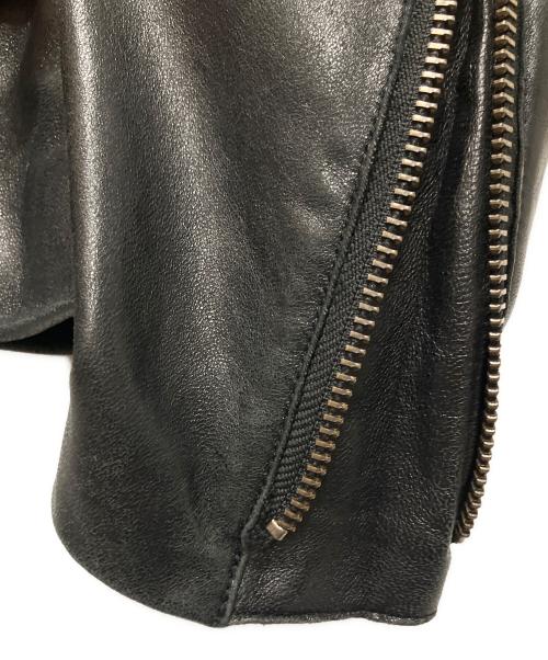 Maison Margiela（メゾンマルジェラ）Maison Margiela (メゾンマルジェラ) 八の字ライダースジャケット ブラック サイズ:46の古着・服飾アイテム