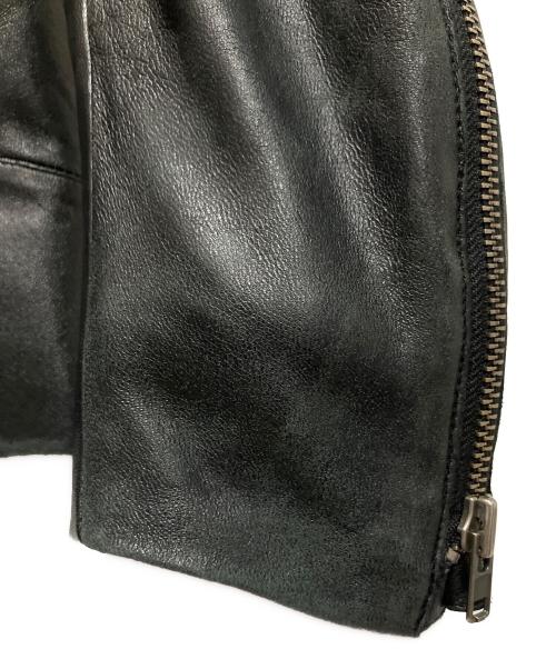 Maison Margiela（メゾンマルジェラ）Maison Margiela (メゾンマルジェラ) 八の字ライダースジャケット ブラック サイズ:46の古着・服飾アイテム