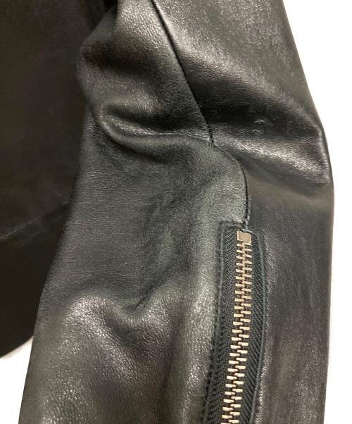 Maison Margiela（メゾンマルジェラ）Maison Margiela (メゾンマルジェラ) 八の字ライダースジャケット ブラック サイズ:46の古着・服飾アイテム