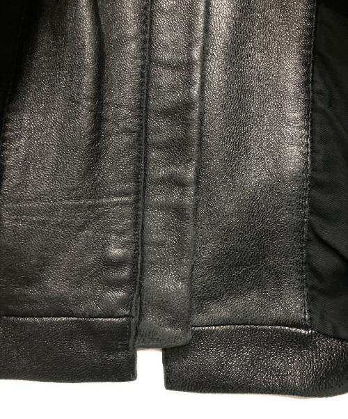 Maison Margiela（メゾンマルジェラ）Maison Margiela (メゾンマルジェラ) 八の字ライダースジャケット ブラック サイズ:46の古着・服飾アイテム