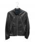 Maison Margiela（メゾンマルジェラ）の古着「八の字ライダースジャケット」｜ブラック