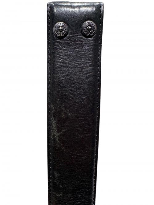 CHROME HEARTS（クロムハーツ）CHROME HEARTS (クロムハーツ) クラシックオーバルクロス ベルト ブラック サイズ:32の古着・服飾アイテム