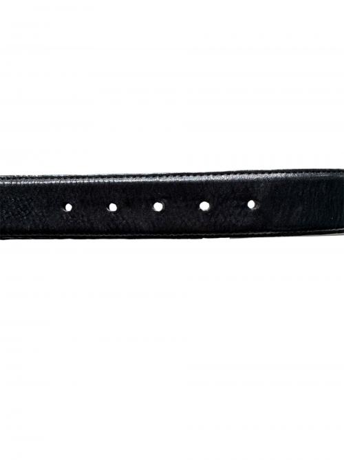 CHROME HEARTS（クロムハーツ）CHROME HEARTS (クロムハーツ) クラシックオーバルクロス ベルト ブラック サイズ:32の古着・服飾アイテム