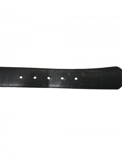 CHROME HEARTS（クロムハーツ）CHROME HEARTS (クロムハーツ) クラシックオーバルクロス ベルト ブラック サイズ:32の古着・服飾アイテム
