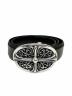 CHROME HEARTS（クロムハーツ）の古着「クラシックオーバルクロス ベルト」｜ブラック