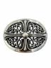 CHROME HEARTS (クロムハーツ) クラシックオーバルクロス ベルト ブラック サイズ:32：930000円