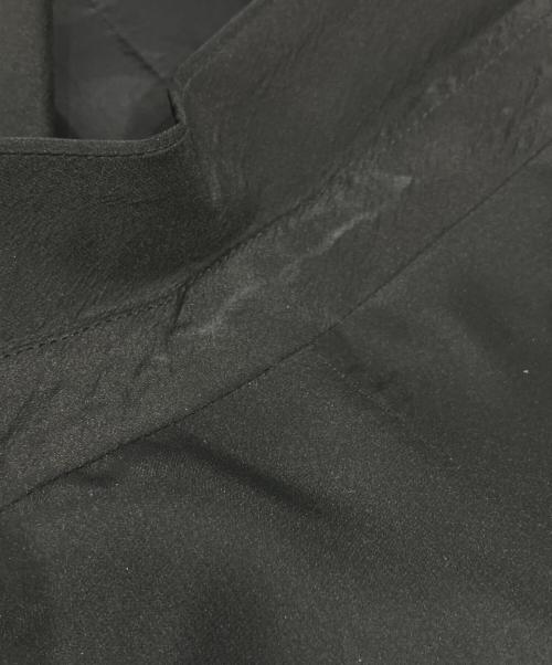 Yohji Yamamoto pour homme（ヨウジヤマモト プールオム）Yohji Yamamoto pour homme (ヨウジヤマモト プールオム) 22ss ダリア柄ベルト付きシルクジャケット ブラック サイズ:2の古着・服飾アイテム