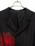 中古・古着 Yohji Yamamoto pour homme (ヨウジヤマモト プールオム) 22ss ダリア柄ベルト付きシルクジャケット ブラック サイズ:2：240000円