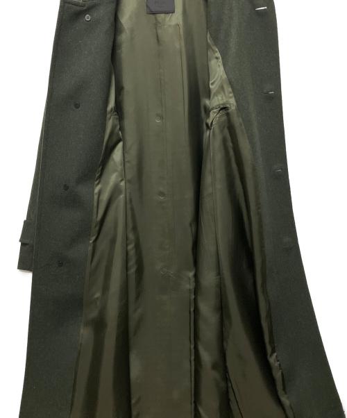 PRADA（プラダ）PRADA (プラダ) ウールラグランコート カーキ サイズ:46の古着・服飾アイテム