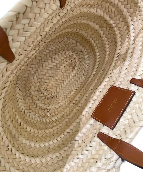 CELINE（セリーヌ）CELINE (セリーヌ) ティーン トリオンフ クラシック パニエ ベージュの古着・服飾アイテム