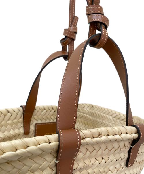 CELINE（セリーヌ）CELINE (セリーヌ) ティーン トリオンフ クラシック パニエ ベージュの古着・服飾アイテム