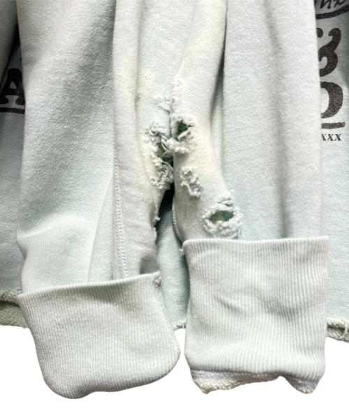 SAINT MICHAEL（セントマイケル）SAINT MICHAEL (セントマイケル) CRW N SWT / JESUS スカイブルー サイズ:XLの古着・服飾アイテム
