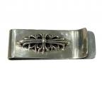 CHROME HEARTSクロムハーツ）の古着「Large Floral Cross Money Clip」｜シルバー
