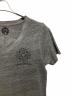 CHROME HEARTS (クロムハーツ) バックCHプラス スクロールロゴTシャツ グレー サイズ:L：40000円