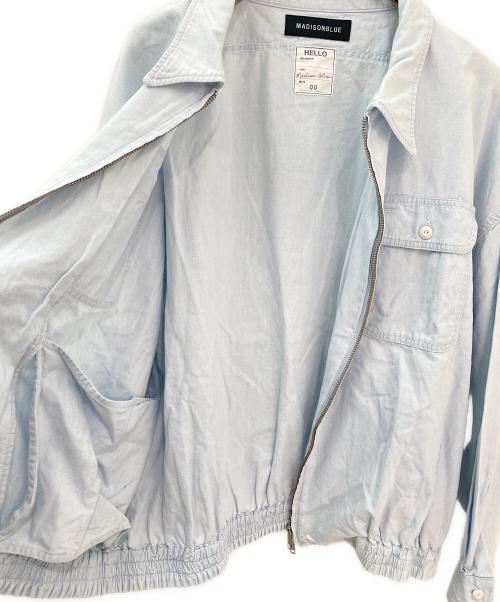 MADISON BLUE（マディソンブルー）MADISON BLUE (マディソンブルー) HAMPTON BLOUZON スカイブルー サイズ:00（XS）の古着・服飾アイテム