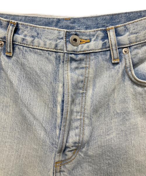 Dior（ディオール）Dior (ディオール) Medaillon（メダリオン）/ デニム フロントロゴ ショーツ スカイブルー サイズ:32の古着・服飾アイテム