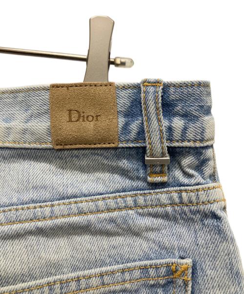 Dior（ディオール）Dior (ディオール) Medaillon（メダリオン）/ デニム フロントロゴ ショーツ スカイブルー サイズ:32の古着・服飾アイテム